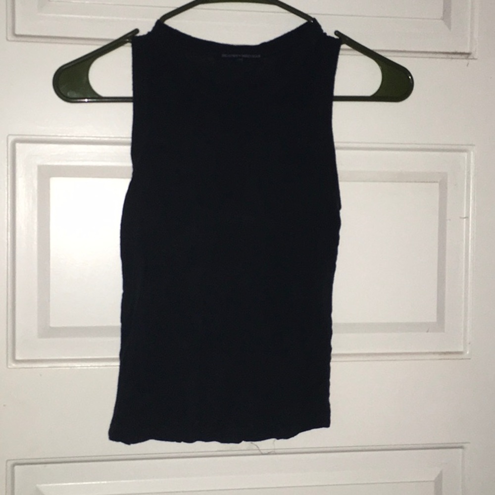 Black tank top